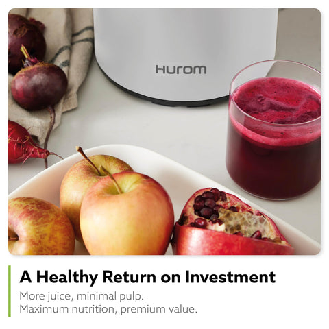 Hurom H400 easy-clean auger system for quick cleanup
