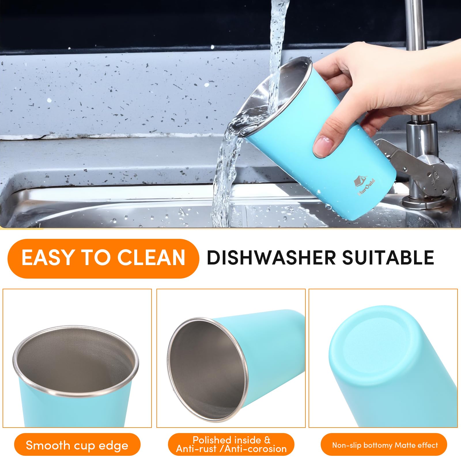 HurOutd lead-free BPA-free cups designed for safe, odor-free drinking.