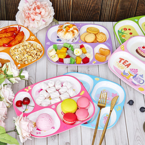 Hushee butterfly-themed plate brings bright, cheerful meals to the table