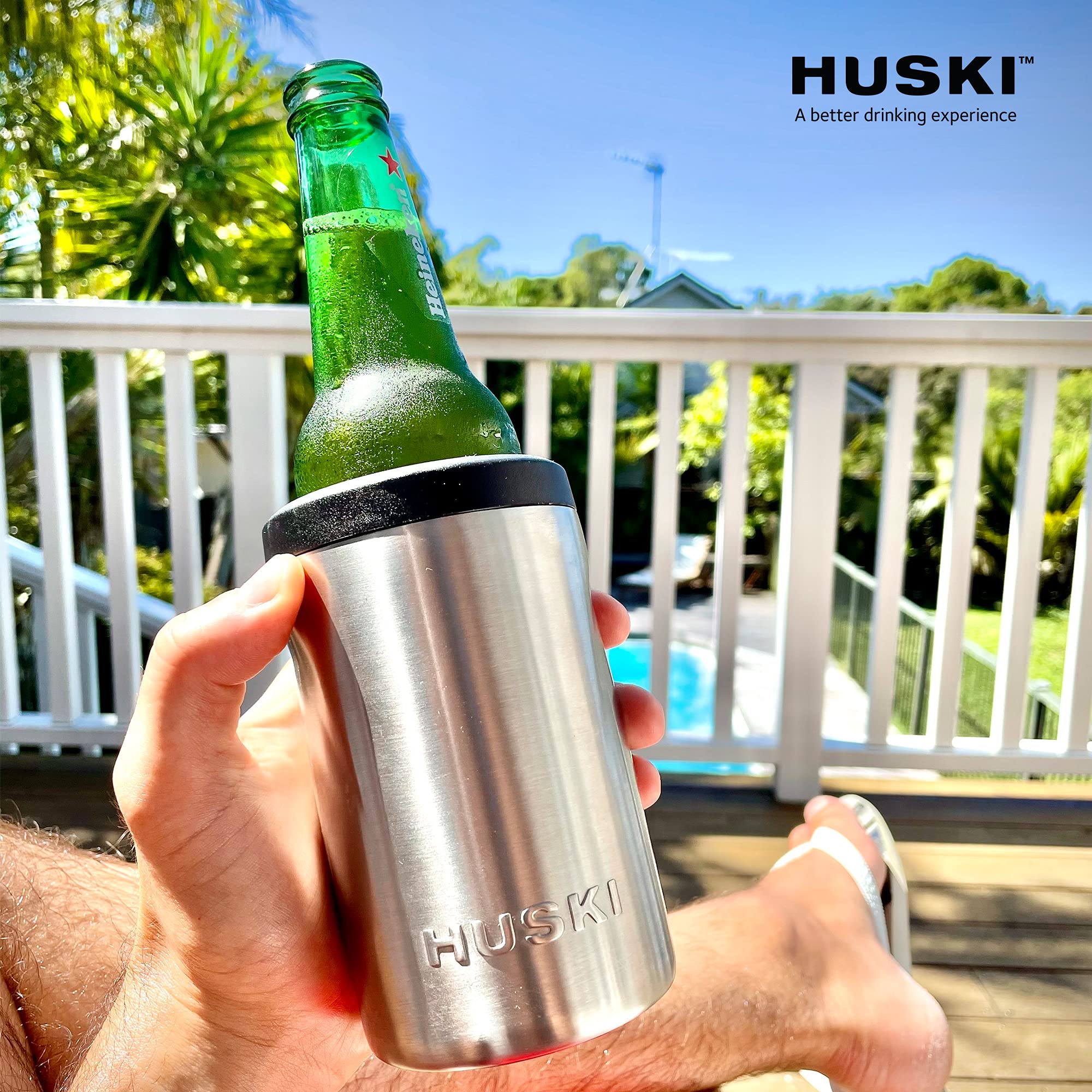 Huski Beer Cooler 2.0 eco-friendly kraft gift packaging.