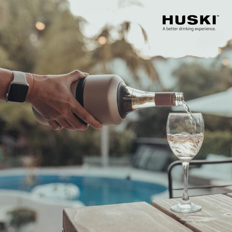 Huski Wine Chiller copper plating enhances cooling efficiency for longer chilling.