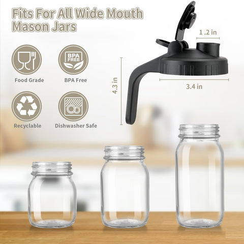 Huspossesser removable silicone gasket cleans easily.