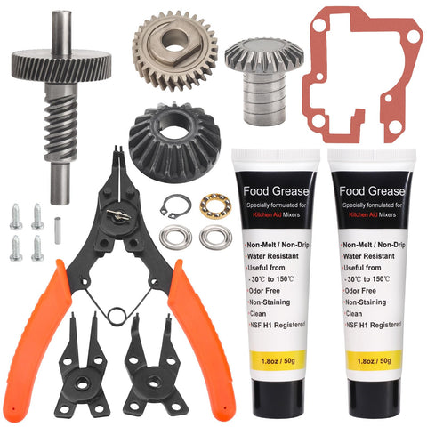 Huthbrother worm gear kit worm gear for Whirlpool mixers improves compatibility