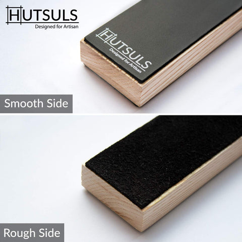 Hutsuls leather strop material made from organic buffalo hide for durable honing surface
