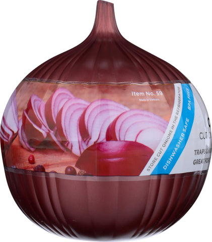 Hutzler Onion Saver is BPA-free plastic for safe kitchen storage