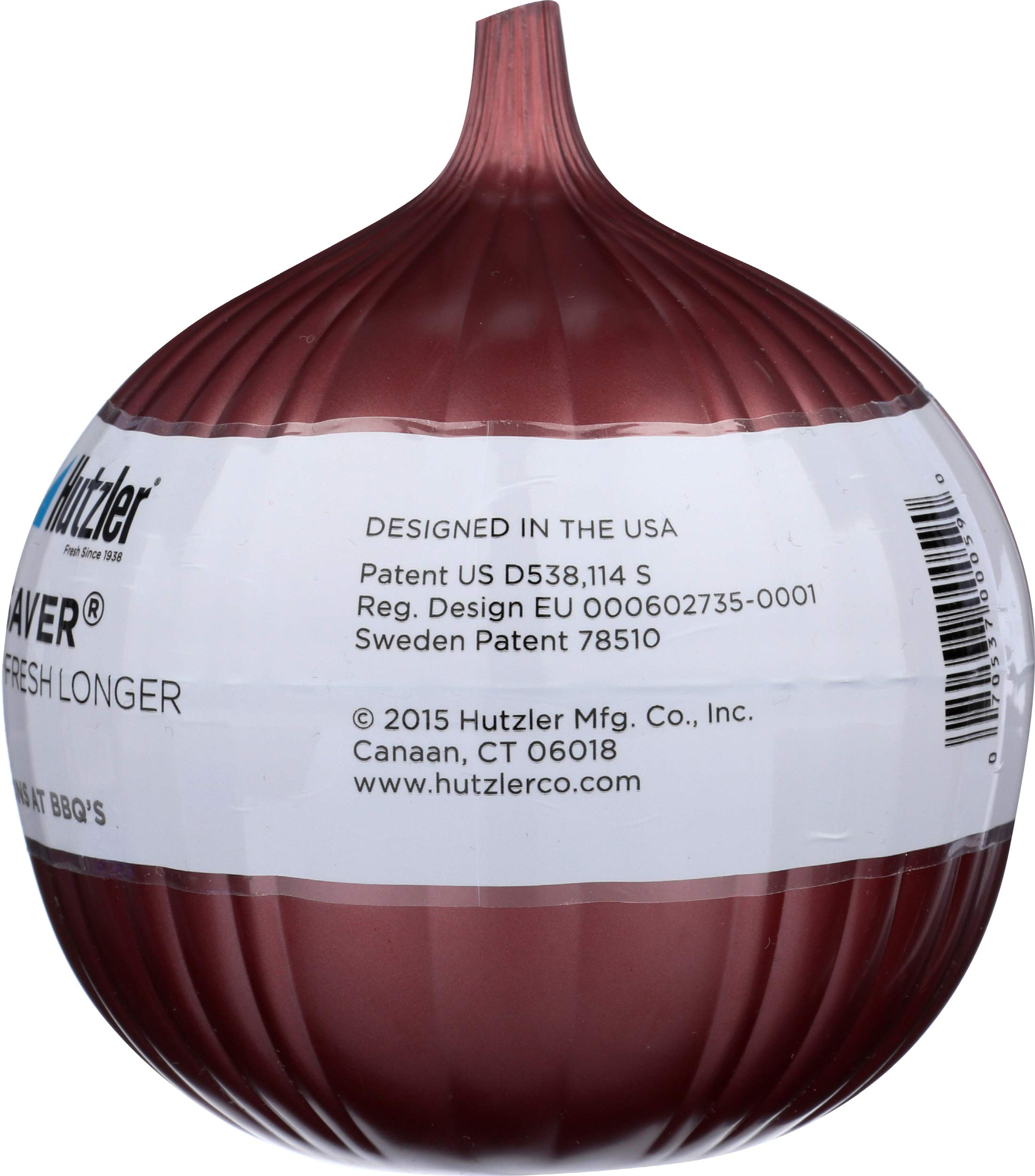 Hutzler Onion Saver top-rack dishwasher-safe feature simplifies cleanup