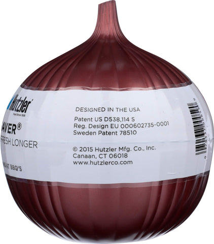 Hutzler Onion Saver top-rack dishwasher-safe feature simplifies cleanup
