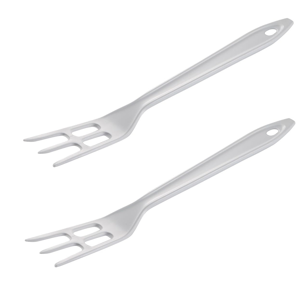 Hutzler waffle fork 11-inch front view for safe nonstick use.