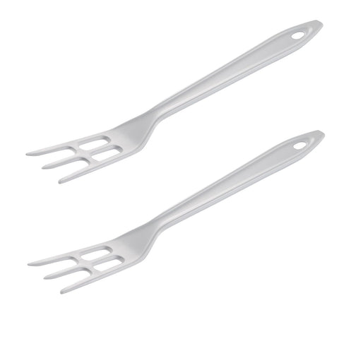 Hutzler waffle fork 11-inch front view for safe nonstick use.