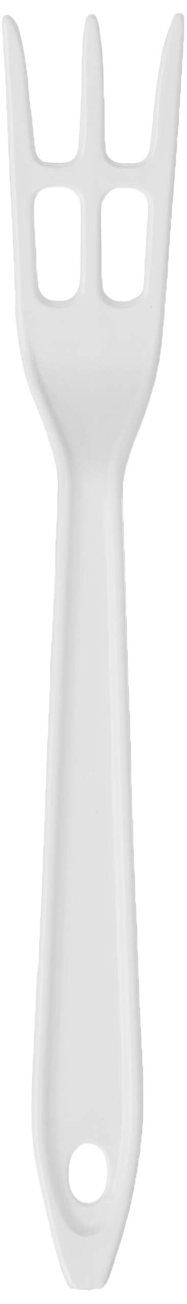 Hutzler waffle fork 11-inch side view highlighting heat-resistant nylon.