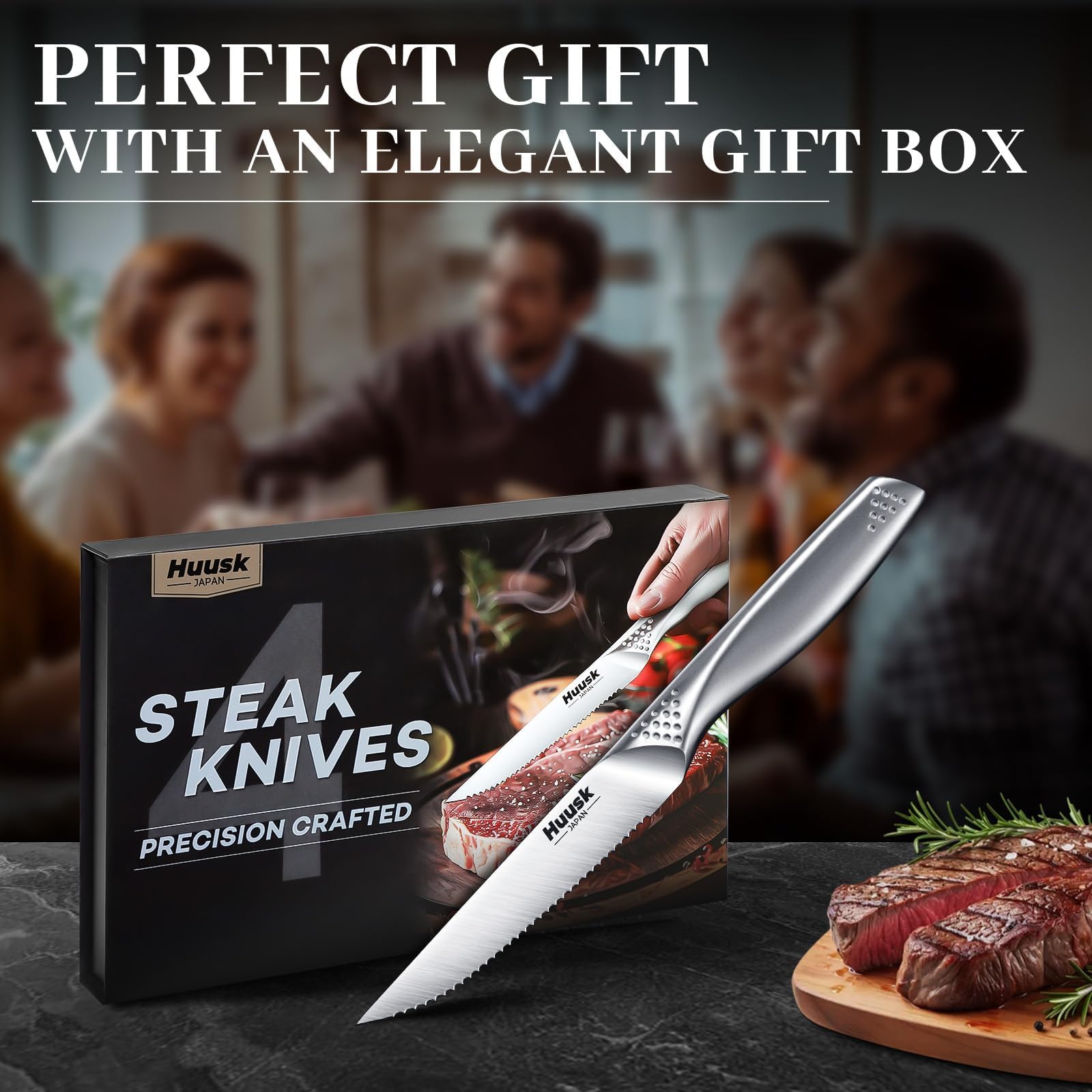 Close-up shows 15-degree edge and micro-serrations for smooth cuts.