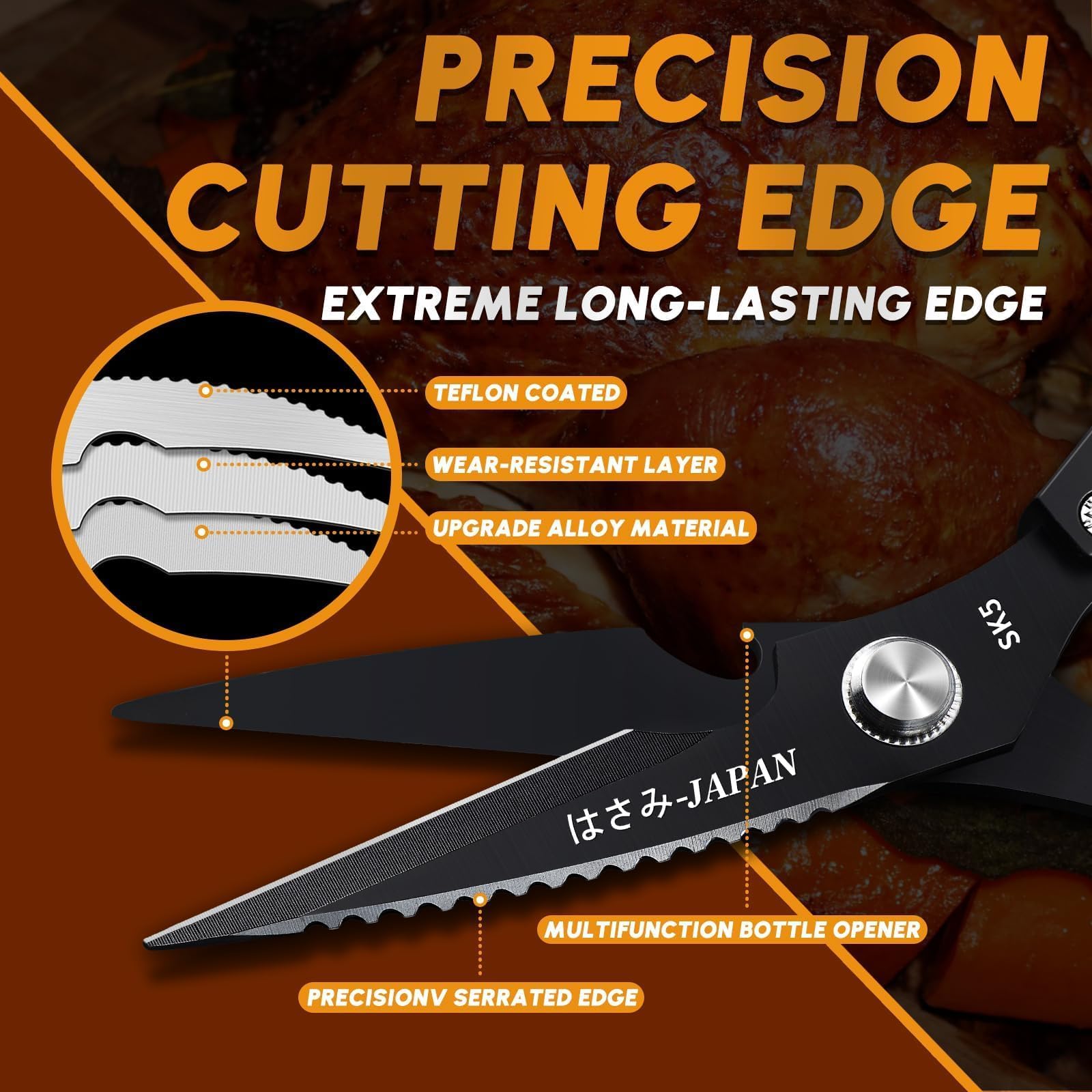 Huusk ergonomic handles ensure comfortable grip during long tasks.