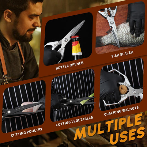 Ergonomic handles provide secure, comfortable grip.