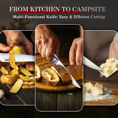 Gift-ready Huusk knife set in an elegant box for special occasions.