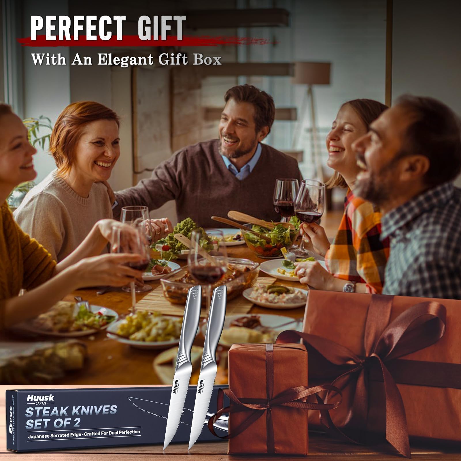 Huusk gift box presentation makes the set a stylish, practical gift.