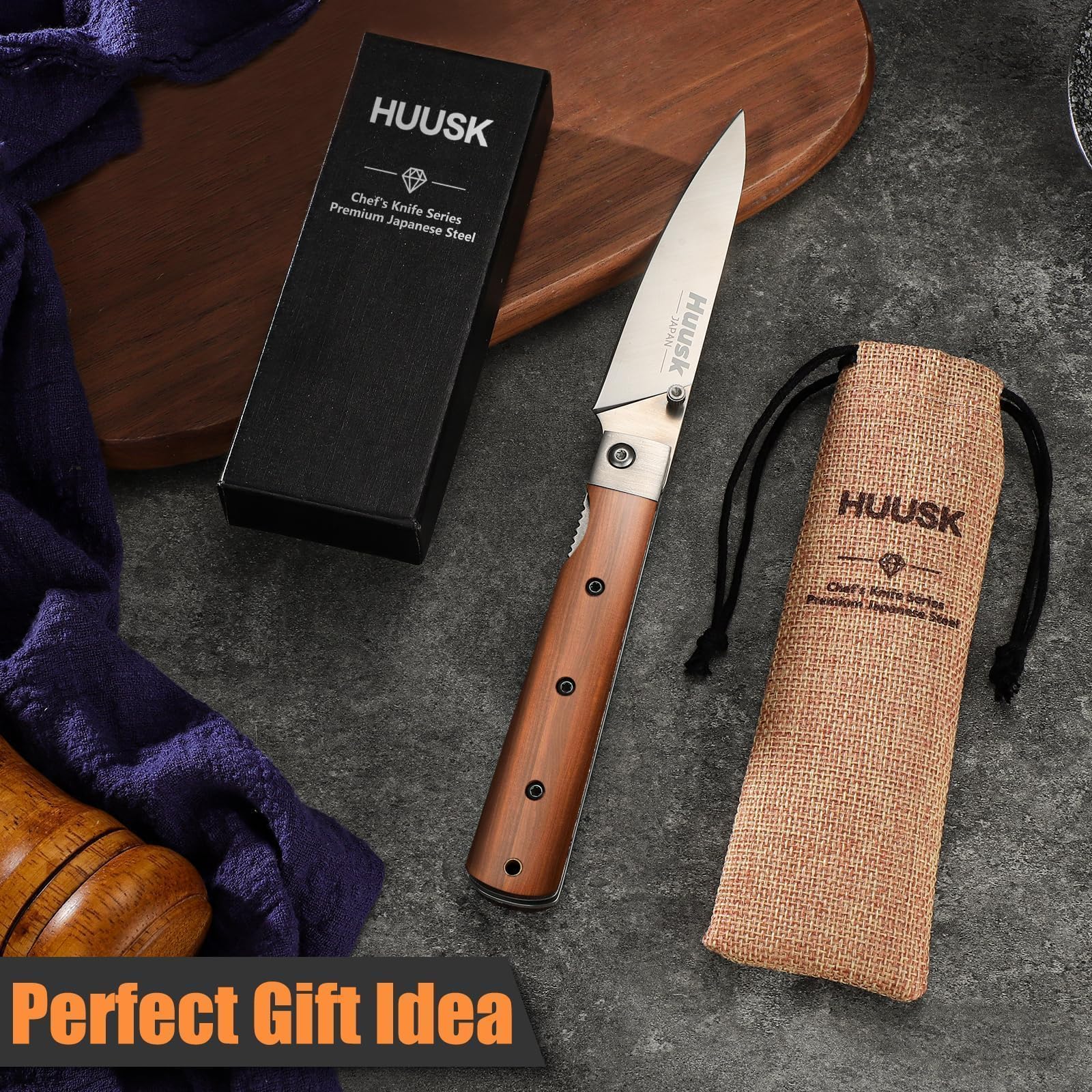 Gift-ready Huusk packaging ideal for thoughtful kitchen gifts