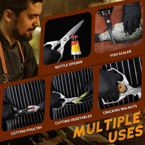 Huusk heavy-duty blades deliver precise cuts for tough ingredients.