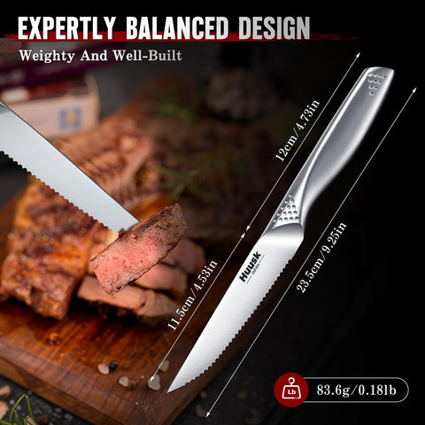 Huusk Japanese stainless steel blades built for lasting sharpness and durability.
