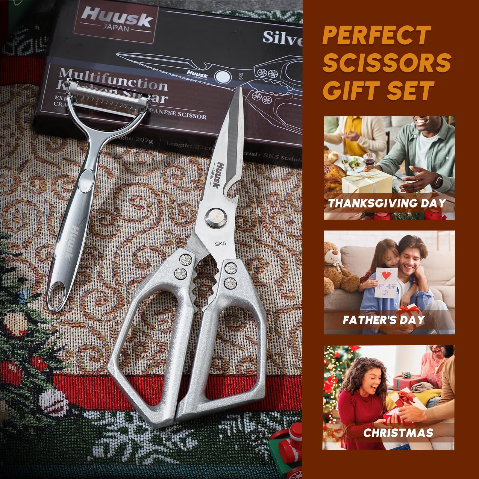 Huusk compact kitchen tool set fits neatly in small kitchens.