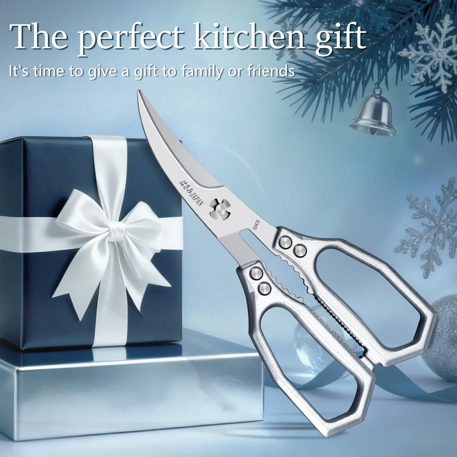 Huusk seafood scissors gift-ready-box presentation for culinary gifts