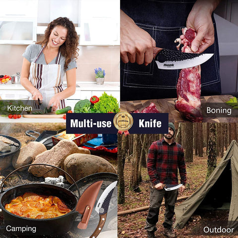 Huusk knife suitable for camping and kitchen tasks in any setting