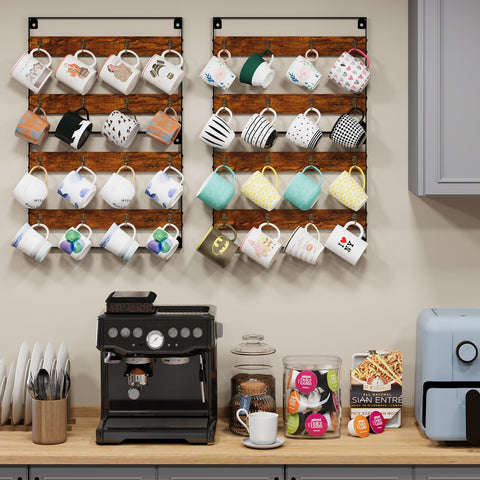 Huxitocan 4-pack shelf system for flexible kitchen setup.
