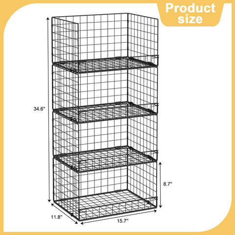 Huxitocan kitchen storage set enhances cabinet and counter organization.