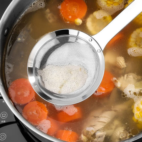Hvanam hot pot use case for separating fat and broth.