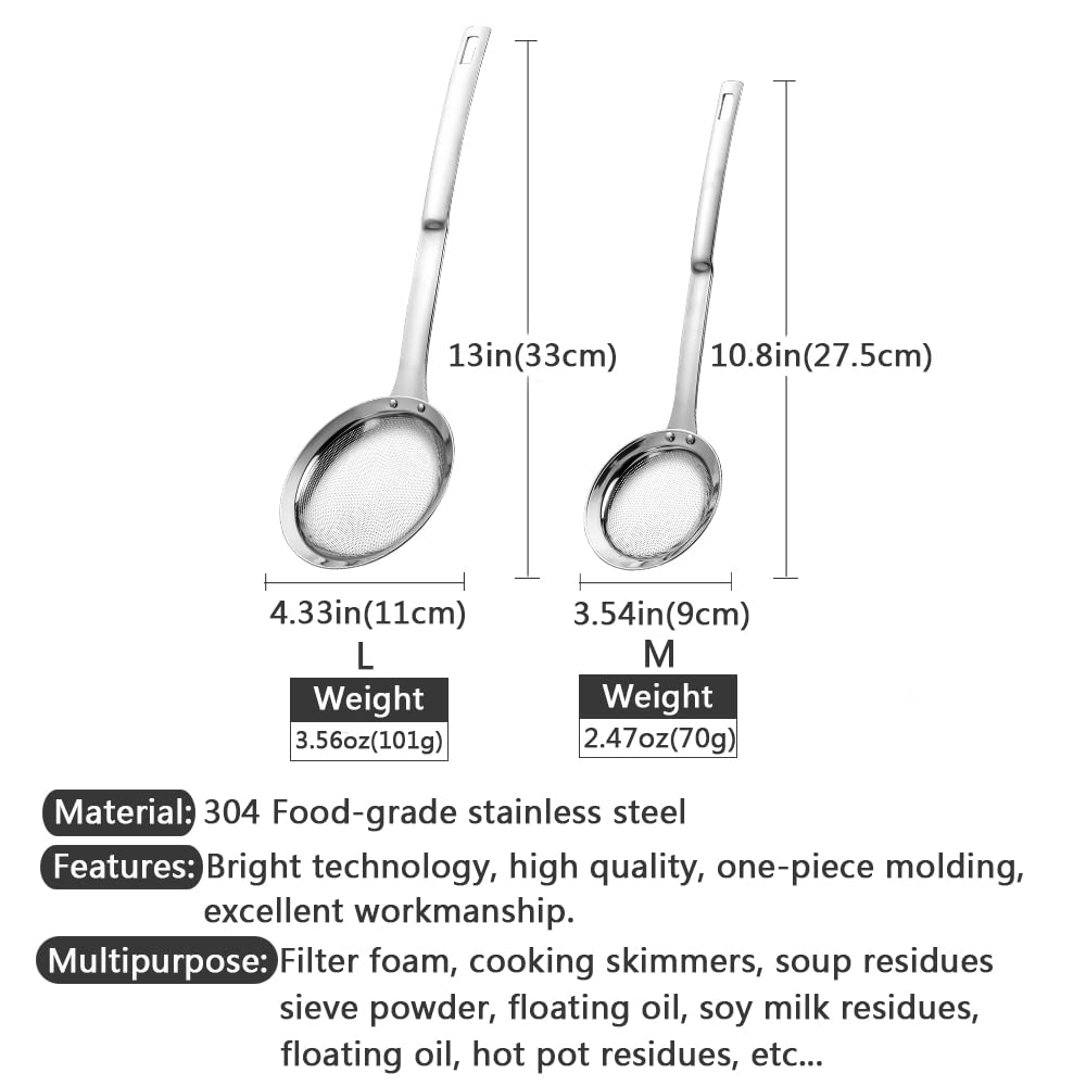 Hvanam multiuse filter spoon for pasta frying and juicing.