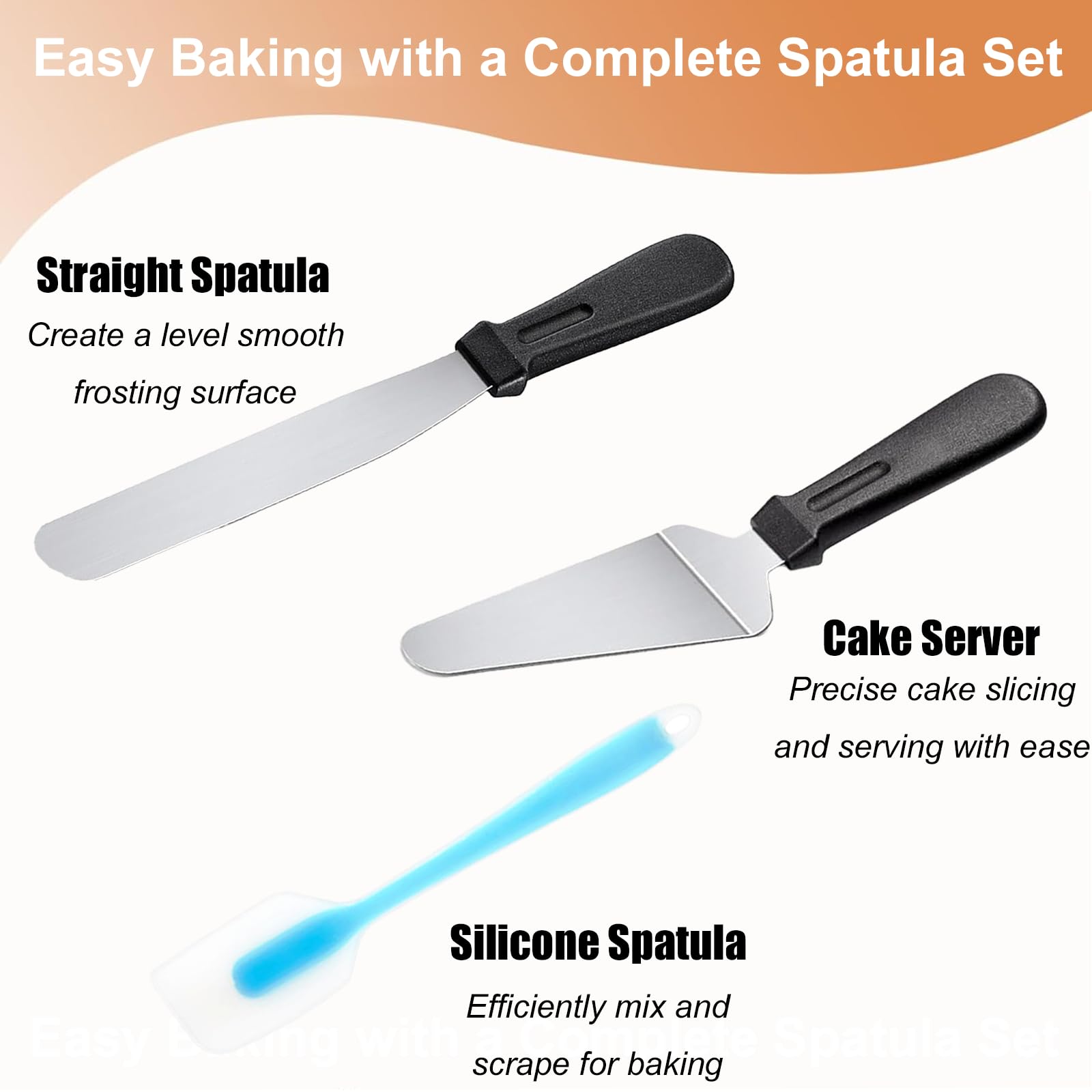 hvominxs offset cake server keeps your view clear