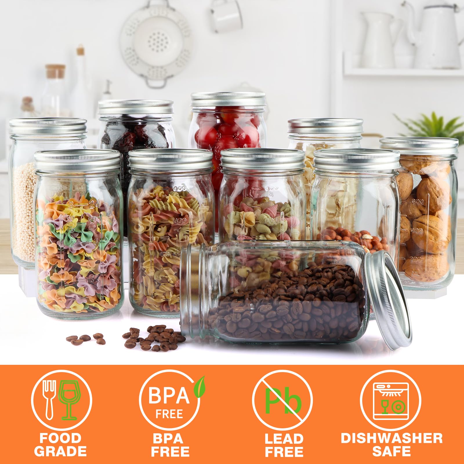 HWASHIN airtight lid and band keep contents fresh and prevent leaks.