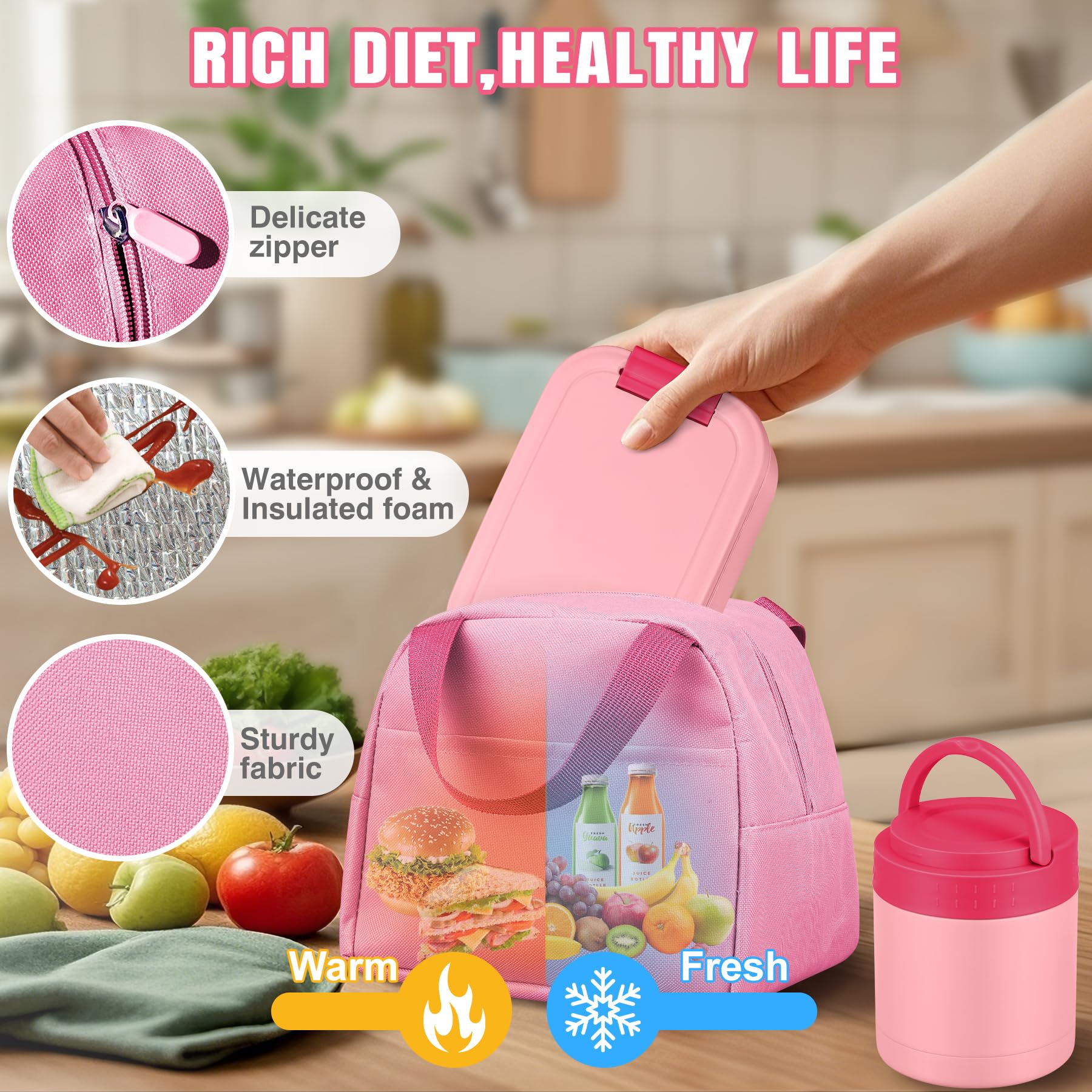 HWONMTE 10.5oz coffee tumbler with spill-proof lid for hot drinks on the move