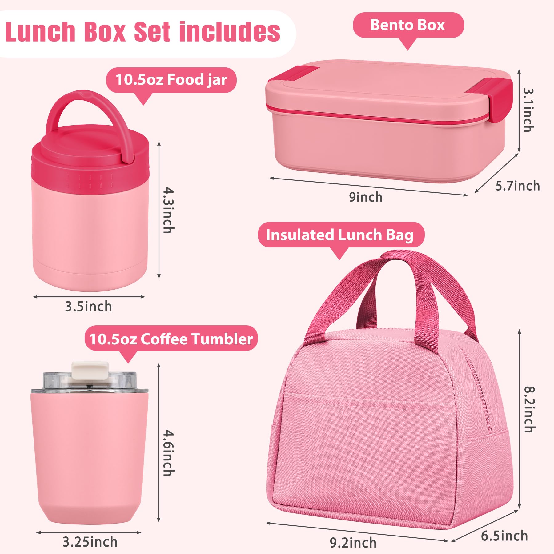 HWONMTE insulated lunch bag preserves heat during commutes and school days
