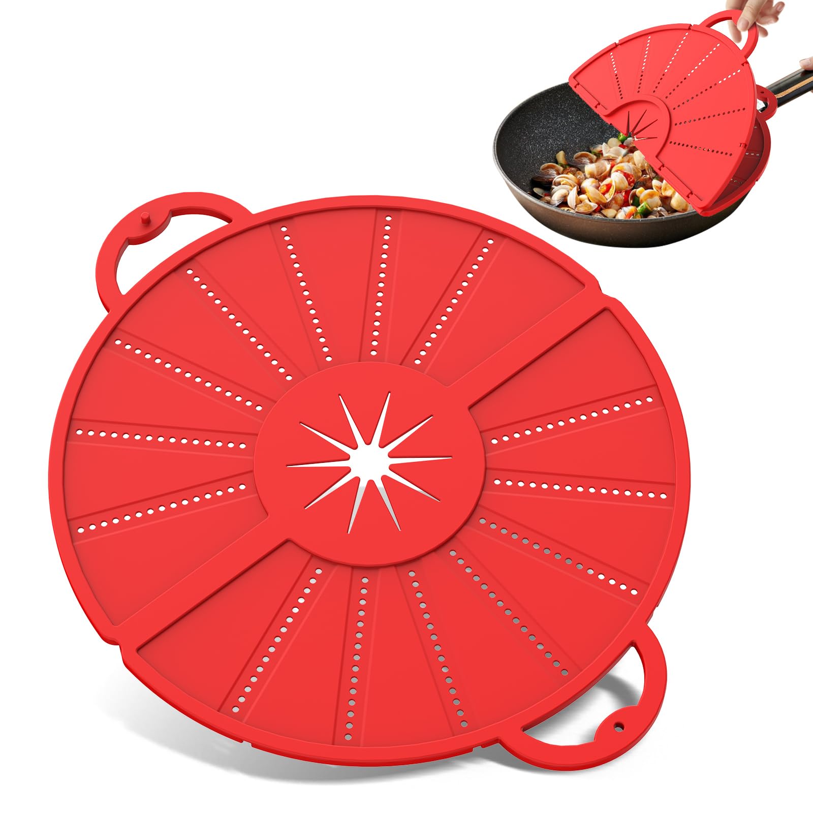 HWXQJJHONEY egg-stir fry protection helps contain liquids
