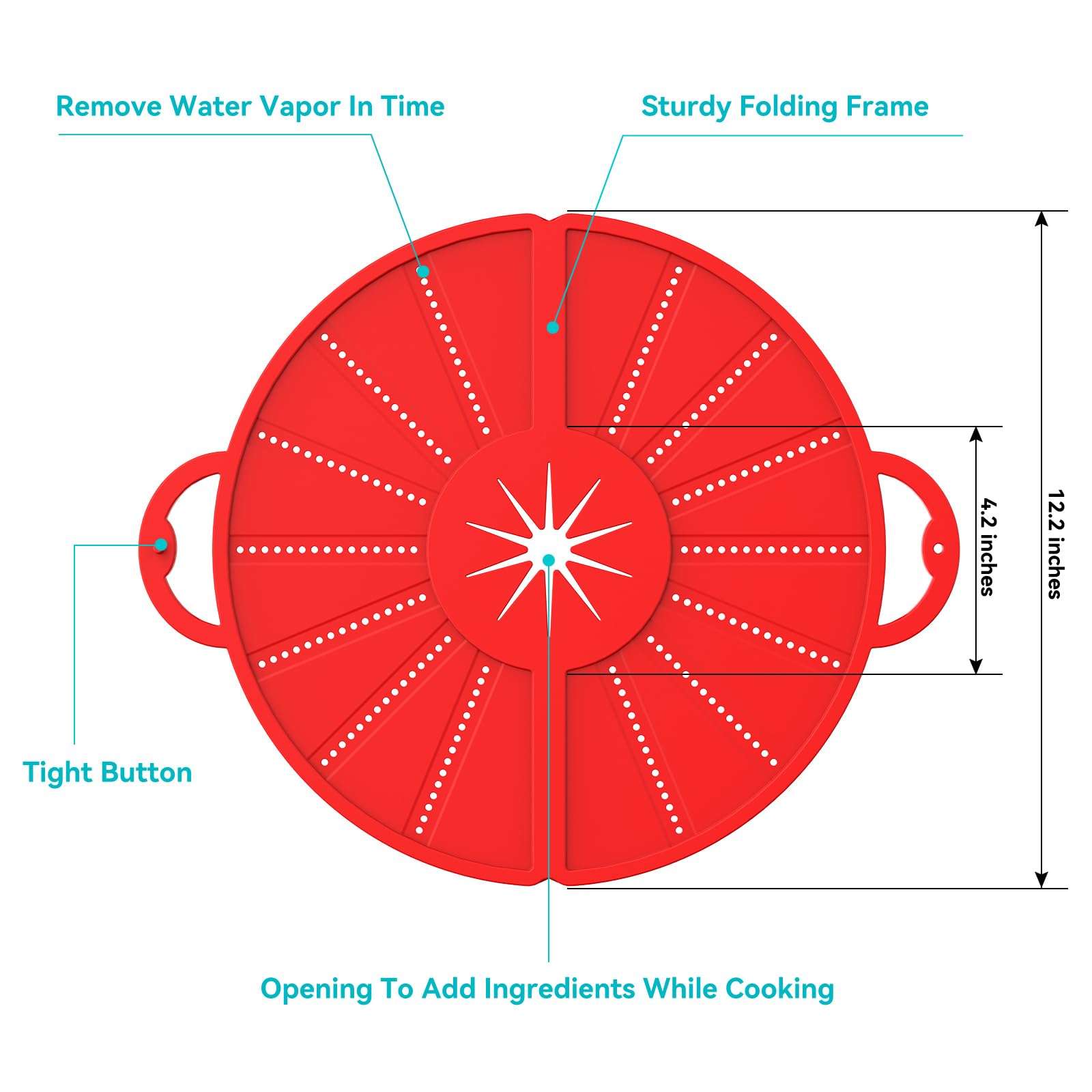 HWXQJJHONEY foldable splash guard keeps pan visible and cooks safely