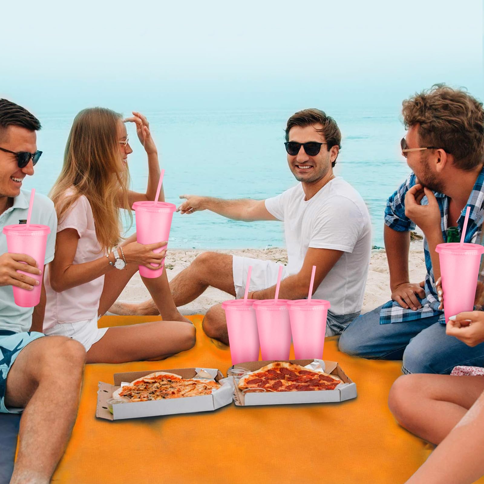 Elegant party decor and practical drinkware for celebrations with friends.
