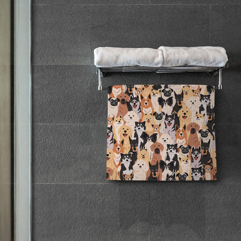 Hxlac dog gift towel ideal for dog lovers and seasonal gifting