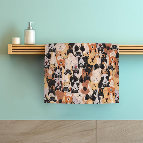 Hxlac paw-pattern kitchen towel for daily tasks and decorative touch