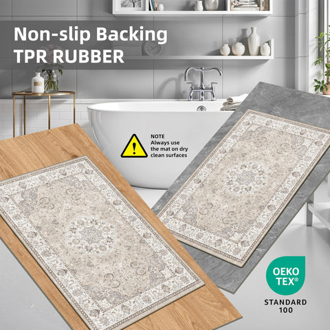 HY HAO YUN LAI lightweight kitchen mats, easy to move and reposition.