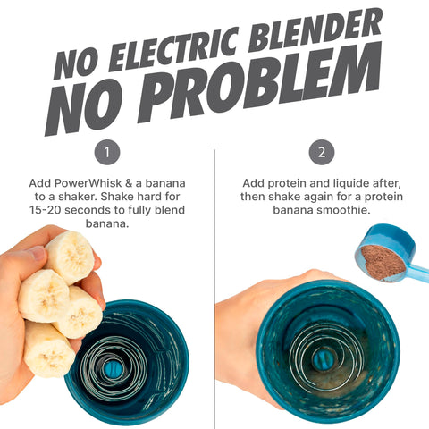Hydra Cup PowerWhisk BPA-free, dishwasher-safe for easy cleanup.