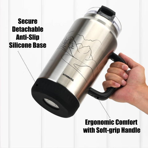 Hydraful 18/8 stainless steel construction for durability and taste preservation.