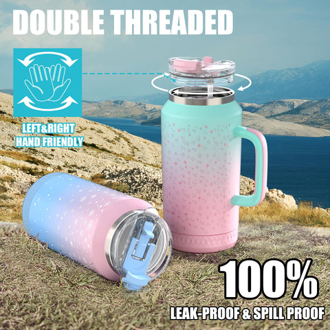 Hydraful detachable anti-slip base keeps the cup stable on smooth surfaces.
