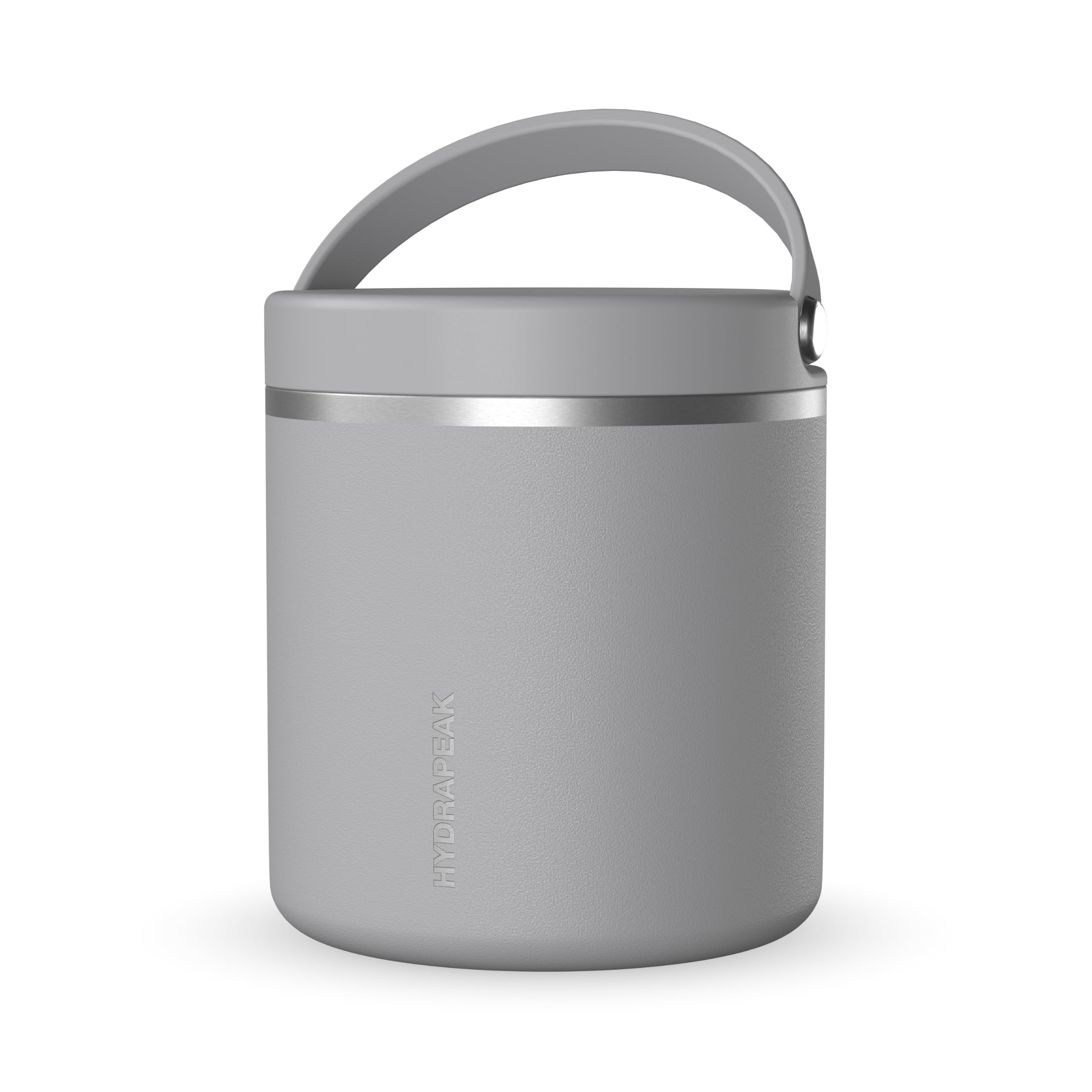 Hydrapeak 25oz insulated food jar front view with wide mouth for easy access.