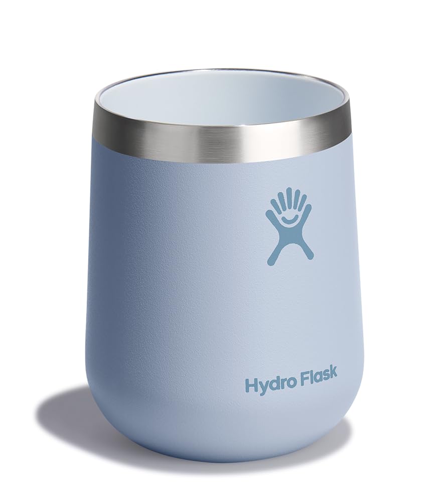 Hydro Flask wine glass with closeable lid for on-the-go use
