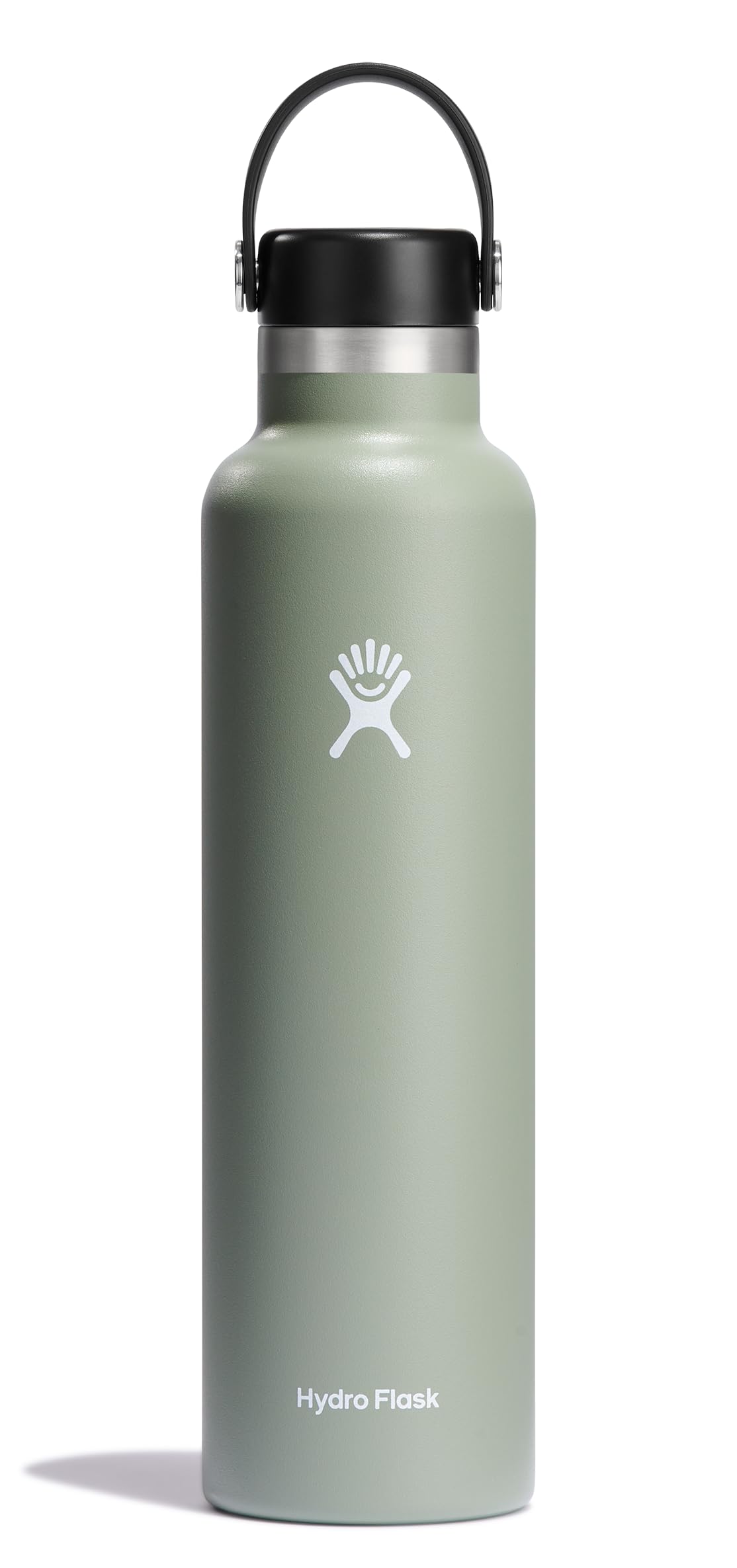 Hydro Flask 24 oz Agave Green bottle cap close for leakproof transport