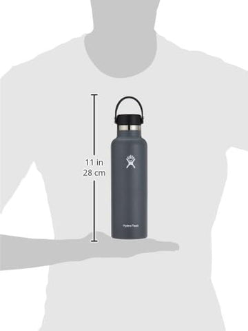 Hydro Flask 24-oz bottle with cupholder compatibility for car trips and workouts.
