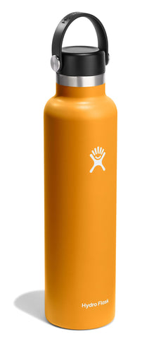 Hydro Flask 24 oz with flexible handle, ideal for workouts and commutes.