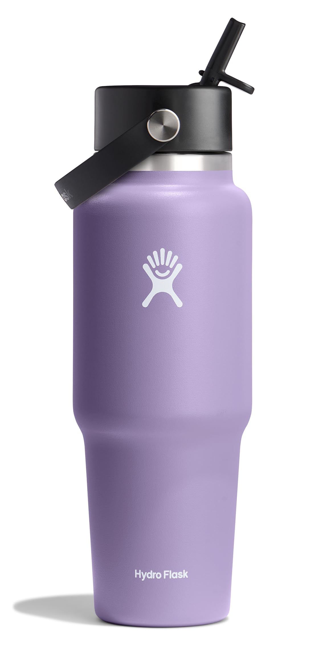 Hydro Flask 32oz wide bottle Moonshadow keeps drinks cold on long trips.
