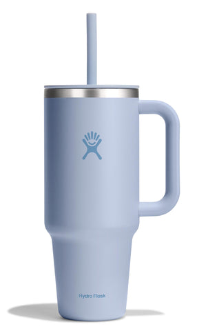 Hydro Flask 40 oz Travel Tumbler with handle keeps drinks cold on the go