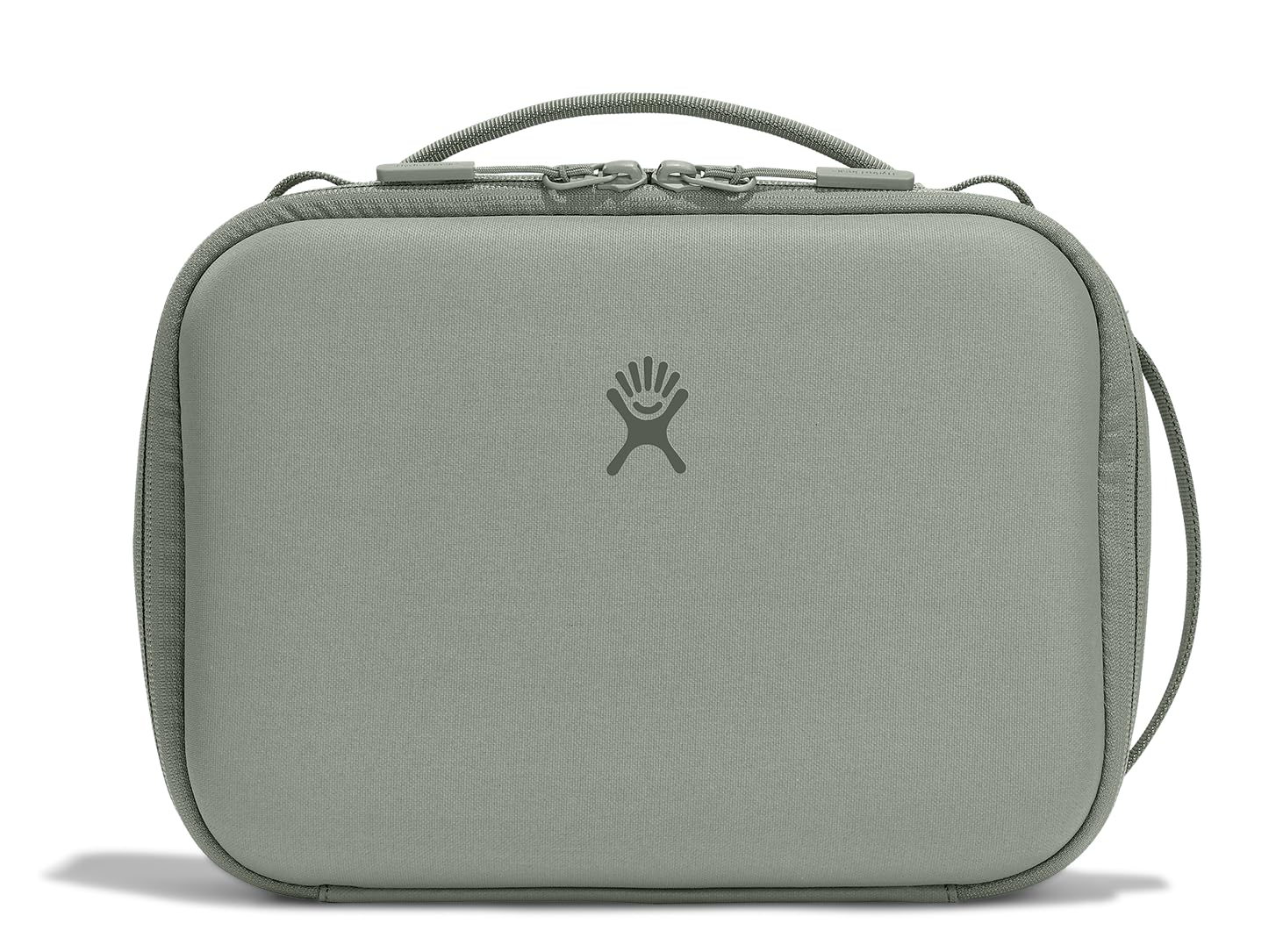 Hydro Flask 5 L Carry Out Lunch Box Agave front view shows durable, portable design.